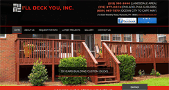 Desktop Screenshot of illdeckyouinc.com